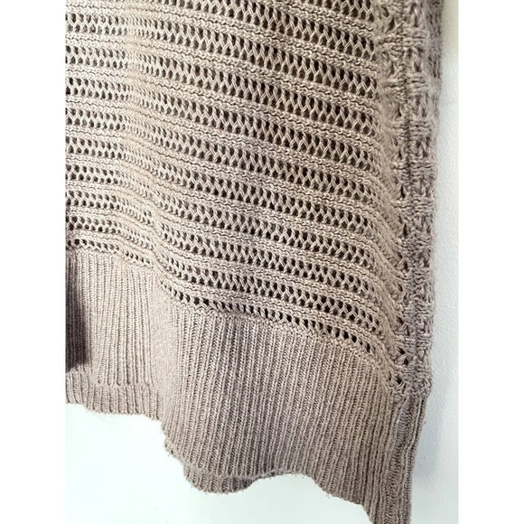 Mystree Open Knit Mohair Blend Neutral Boho Sweater Size Medium - Large A54 - Picture 9 of 10